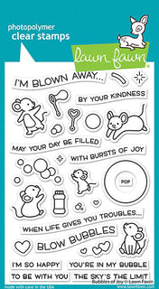 Bubbles Of Joy - Lawn Fawn Clear Stamp