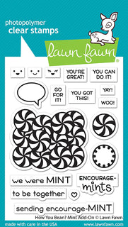 How You Bean? Mint Add-On - Lawn Fawn Clear Stamps 3