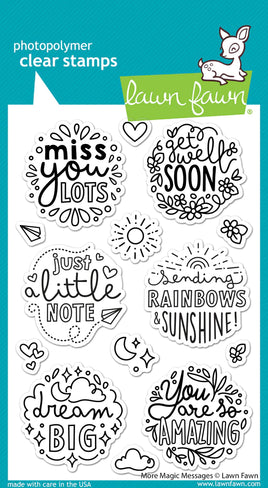 More Magic Messages - Lawn Fawn Clear Stamp Set