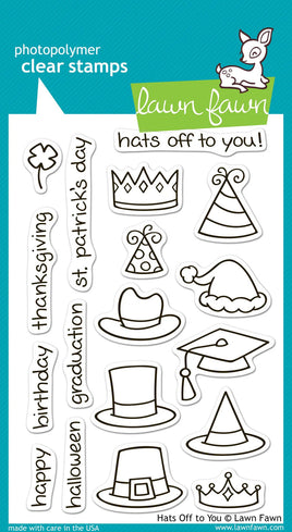 Hats Off To You - Stamp