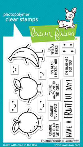 Fruitful Friends - Lawn Fawn Clear Stamp