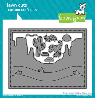 Desert Canyon Backdrop - Lawn Fawn Die