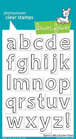 Quinn's ABCs - Lawn Fawn Clear Stamp