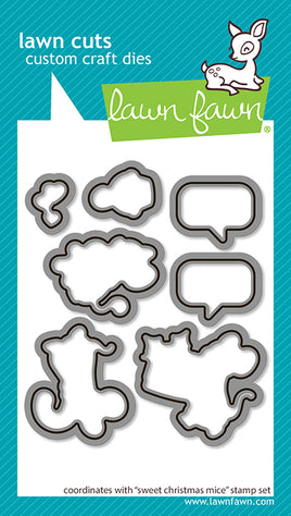 Sweet Christmas Mice - Lawn Cuts Custom Craft Die