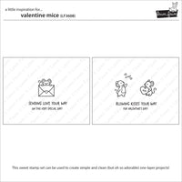 Valentine Mice - Clear Stamp