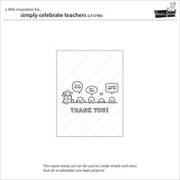Simply Celebrate Teachers - Lawn Fawn Stamps
