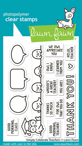 Simply Celebrate Teachers - Lawn Fawn Stamps