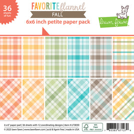 Favorite Flannel Fall - 6X6 Petite Paper Pack