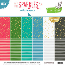 Collection - Lawn Fawn All the Sparkles Paper Pack