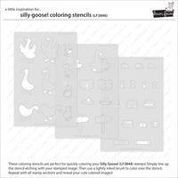 Silly Goose! - Coloring Stencils