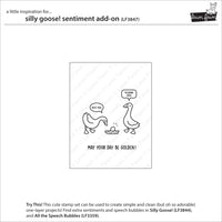 Silly Goose! Sentiment Add-On - Clear Stamp