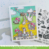 Silly Goose! Sentiment Add-On - Clear Stamp