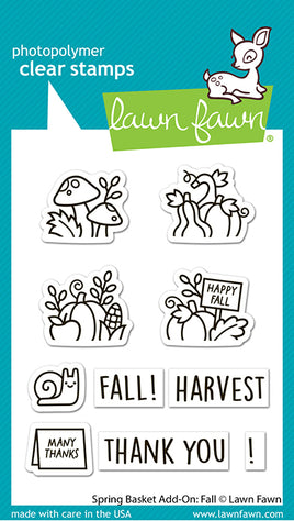 Spring Basket Add-On: Fall - Clear Stamp