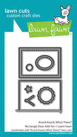 Knock Knock, Who's There? Rectangle Door Add-On - Die