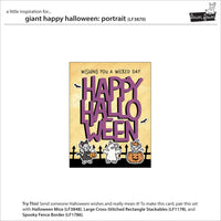 Giant Happy Halloween: Portrait - Die