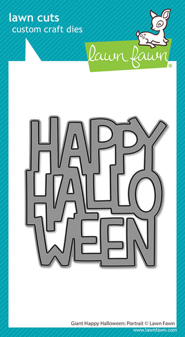 Giant Happy Halloween: Portrait - Die