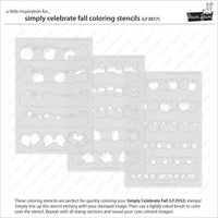 Simply Celebrate Fall - Coloring Stencils