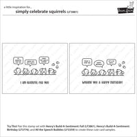 Simply Celebrate Squirrels - Clear Stamp