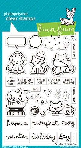 Cozy Cats - Lawn Fawn Stamps