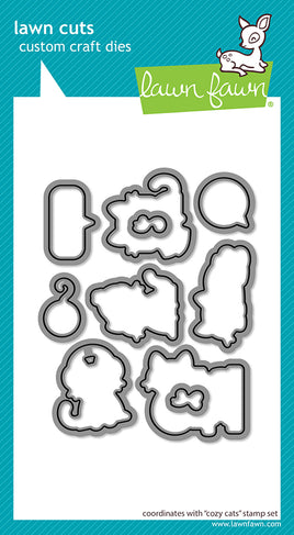 Cozy Cats - Lawn Cuts Custom Craft Die