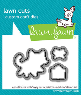 Cozy Cats Christmas - Lawn Cuts Custom Craft Add-On Dies