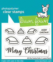 All the Santa Hats - Lawn Fawn Stamps