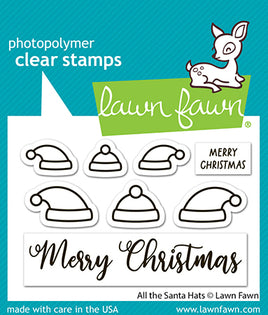 All the Santa Hats - Lawn Fawn Stamps
