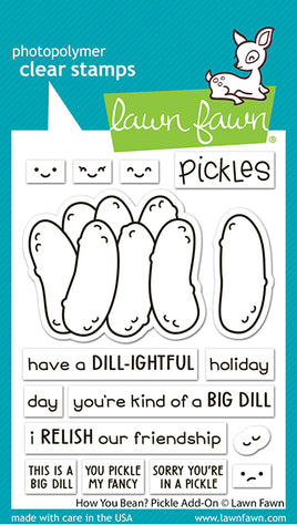 How you Bean? Pickle - Lawn Fawn Add-On Stamps