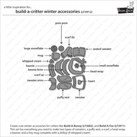 Build-A-Critter Winter Accessories - Lawn Cuts Custom Craft Die