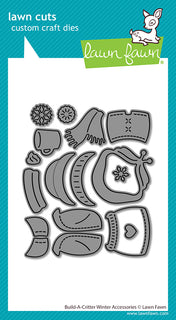 Build-A-Critter Winter Accessories - Lawn Cuts Custom Craft Die