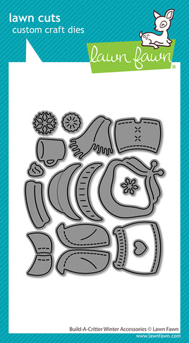 Build-A-Critter Winter Accessories - Lawn Cuts Custom Craft Die