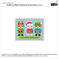 Build-A-Critter Christmas Accessories - Lawn Cuts Custom Craft Die