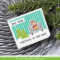 Center Picture Window Card Holiday - Lawn Cuts Custom Craft Add-On Dies