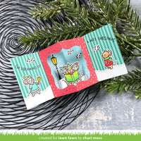 Center Picture Window Card Holiday - Lawn Cuts Custom Craft Add-On Dies