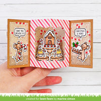 Center Picture Window Card Holiday - Lawn Cuts Custom Craft Add-On Dies