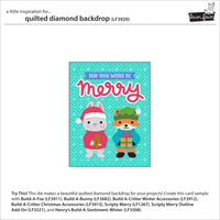 Quilted Diamond Backdrop - Die