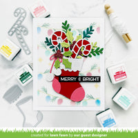 String of Lights - Lawn Clippings Background Stencils