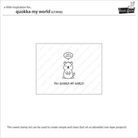 Quokka My World - Lawn Fawn Stamps