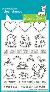 A Mole Lot of Love - Clear Stamp