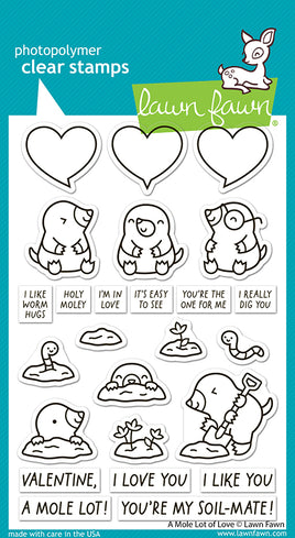 A Mole Lot of Love - Clear Stamp