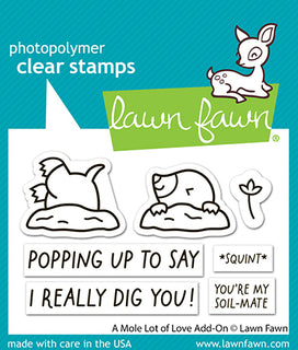 A Mole Lot of Love Add-On - Clear Stamp