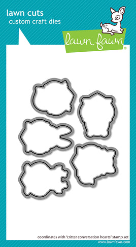 Critter Conversation Hearts - Die