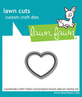 Critter Conversation Hearts Add-On - Die