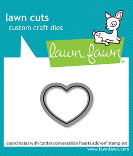 Critter Conversation Hearts Add-On - Die
