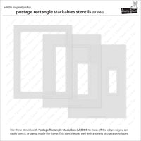Postage Rectangle Stackables - Stencils