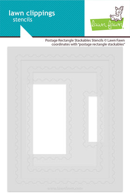 Postage Rectangle Stackables - Stencils