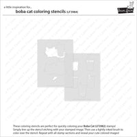 Boba Cat - Coloring Stencils
