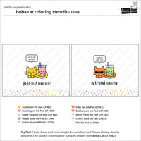 Boba Cat - Coloring Stencils