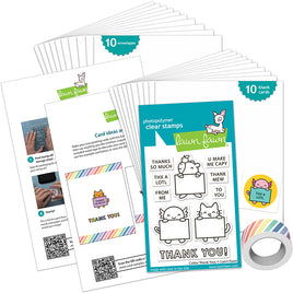 Critter Thank Yous - Kids Mini Cardmaking Kit