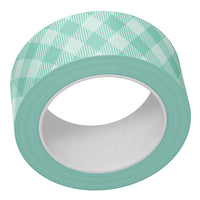 Aqua Gingham - Lawn Fawndamentals Washi Tape